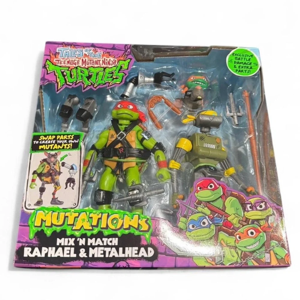 Leonardo vs Mechazoid Action Figures